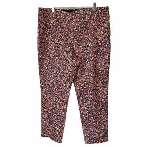 Counterparts Multicolor Floral Ankle Pants